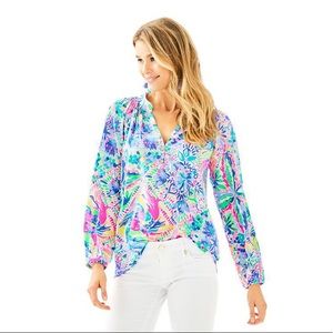 Lilly Pulitzer Elsa top - Dancing on the Deck